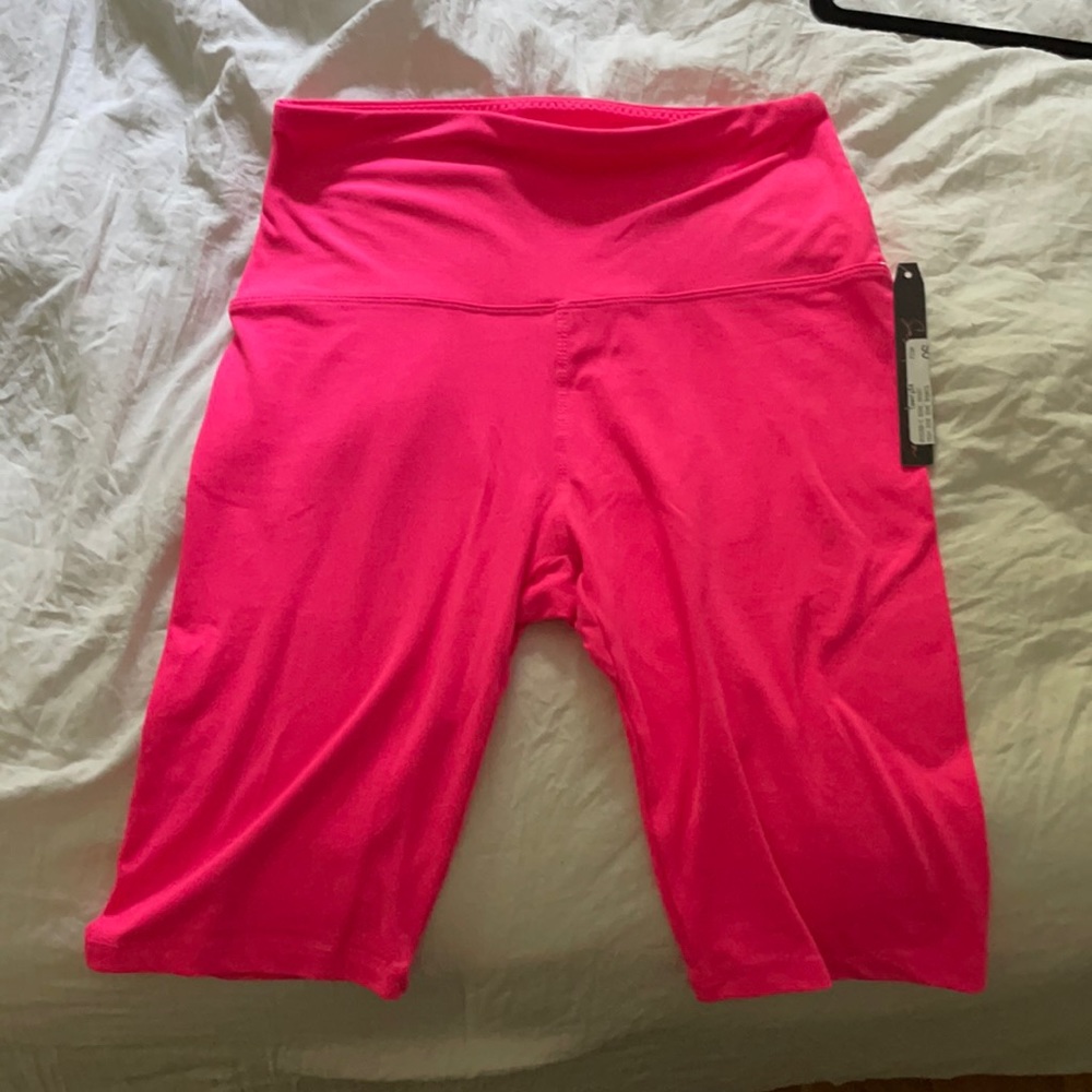 Neon pink Biker shorts